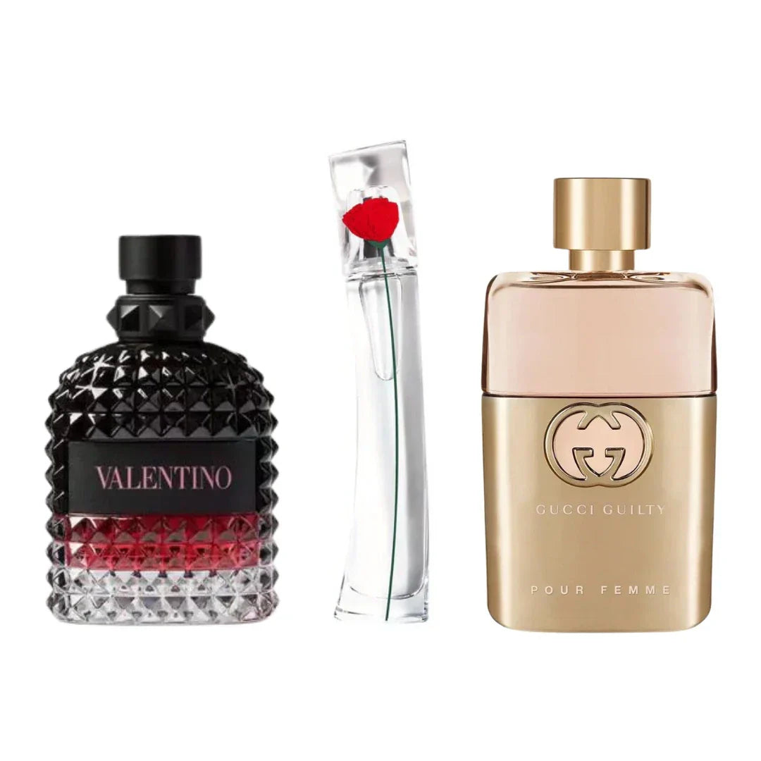 3-Düfte Damen-Set — Florales Noir