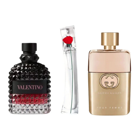 3-Düfte Damen-Set — Florales Noir